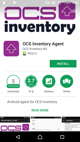 Download of android agent
